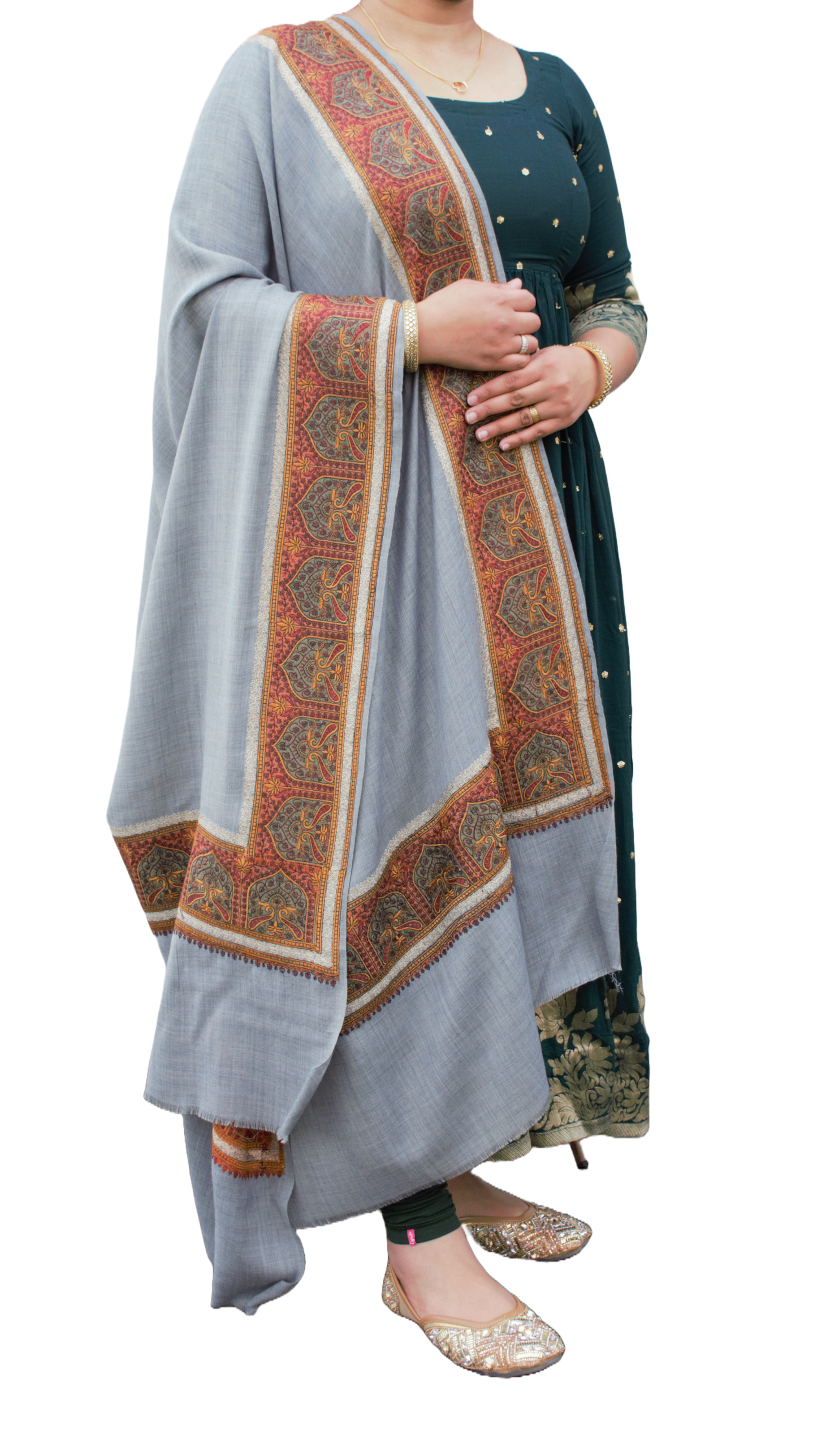 Pashmina Border Embroidery Shawl, Buy Pashmina shawls in nz