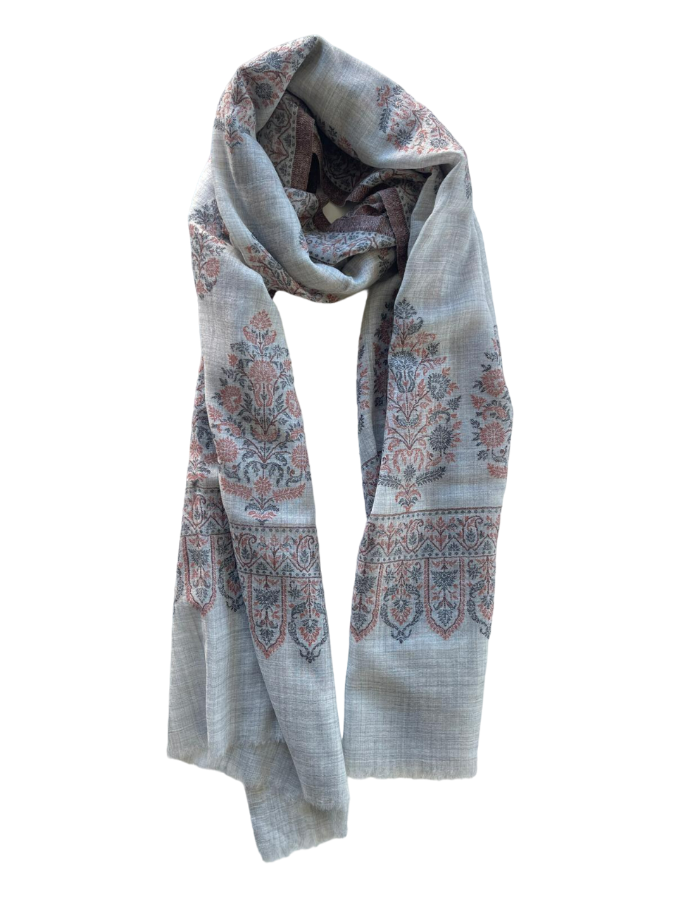 Pashmina Scarf Handmade Light grey,Pashmina Scarf Hand made, Pashmina NewZealand, buy pashmina scarves in NZ, Scarves NZ