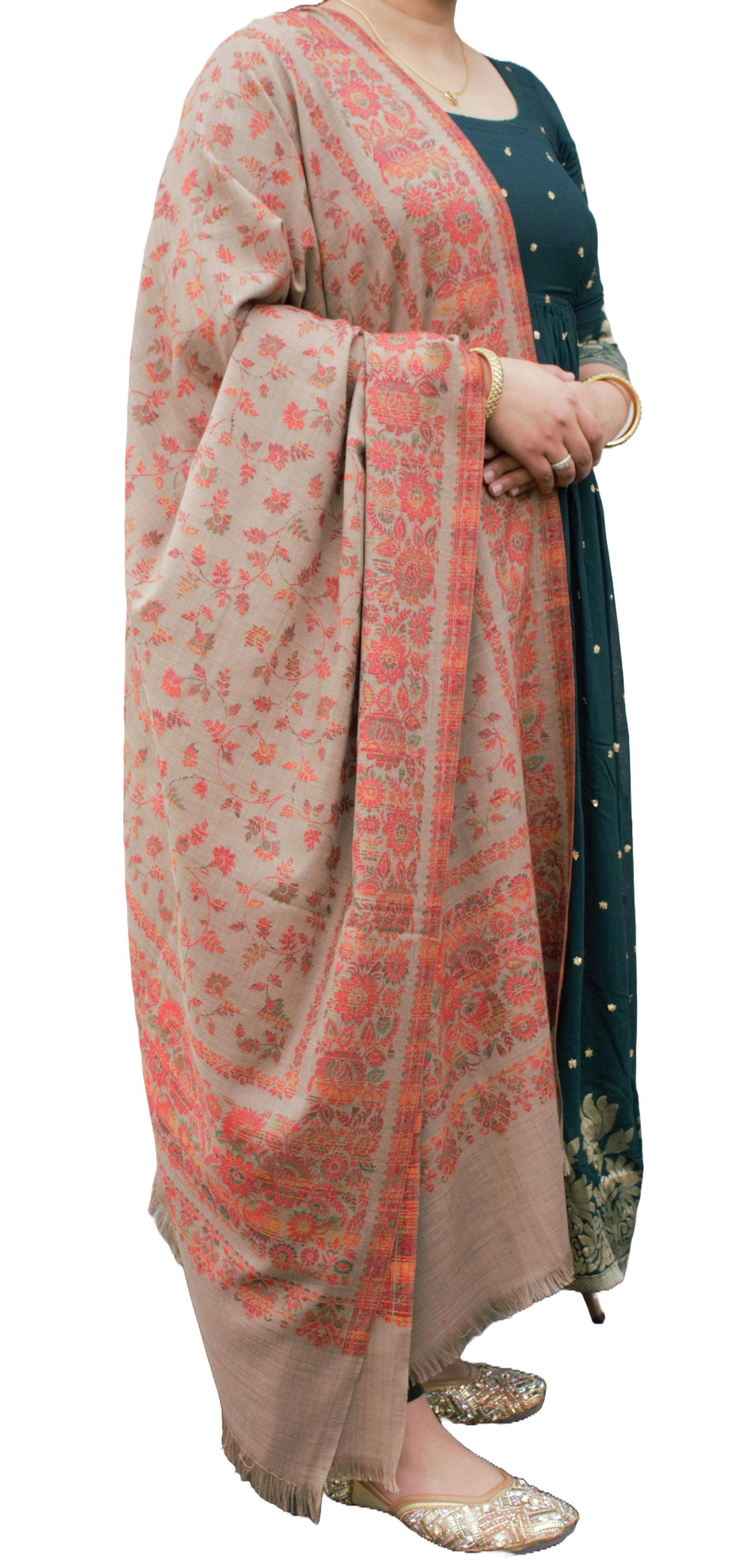 Pashmina Shawl Full Embroidery, Buy Pashmina shawls in nz, Pure Pashimna 