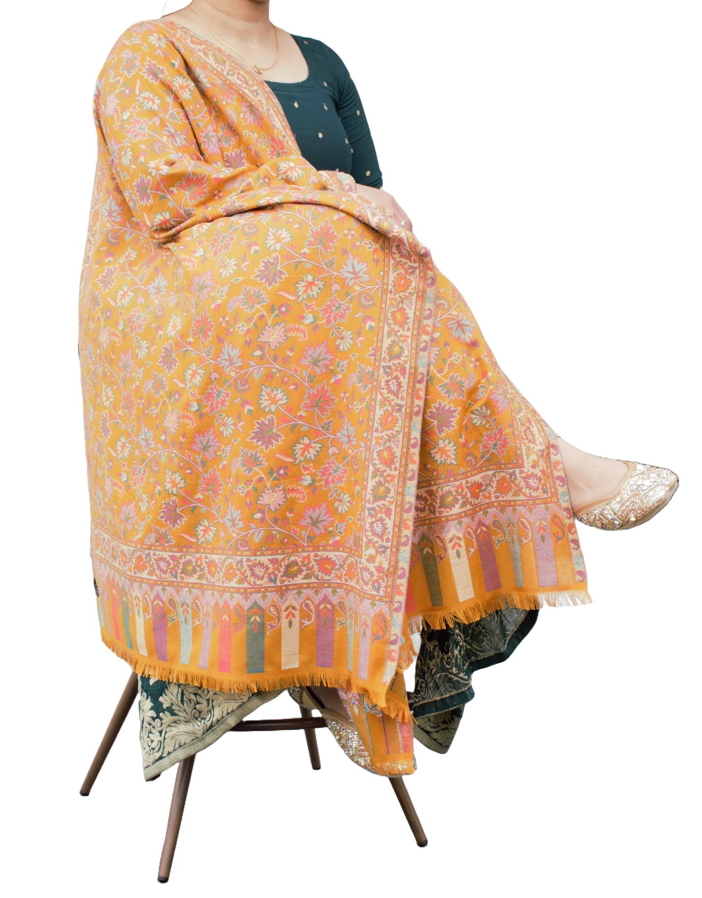 Pashmina Yellow Stole, Pashmina shawls in nz, buy pashmina shawls in new zealand, pashmina in nz